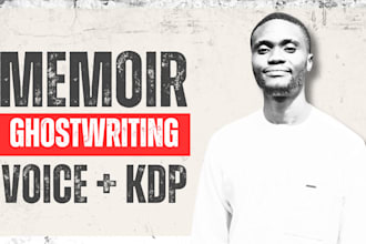 turn your life story into a memoir that sounds exactly like you