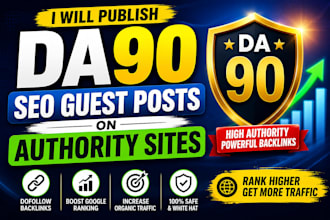 publish da90 SEO guest posts on authority sites