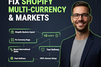 fix shopify checkout currency mismatch set up markets country automated discount