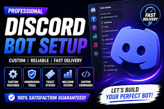 setup a professional discord ticket system