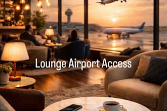 arrange airport lounge access worldwide