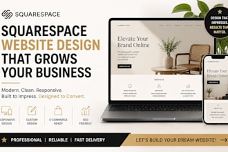 do squarespace website design for your business