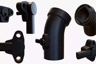 make automotive air intake flow sensor, cnc manufacturing,3d cad models,3d print