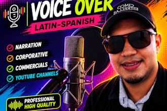 be your engaging spanish voice over for youtube videos and shorts