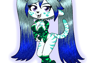make a chibi drawing of your character