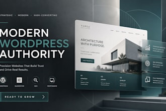 redesign wordpress website into elegant professional layout