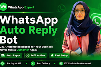 create a whatsapp bot with auto reply for your business