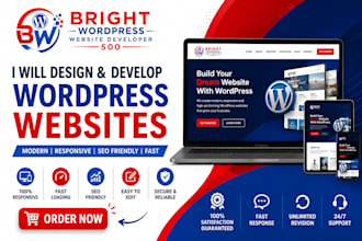 build responsive wordpresss website for your buisness