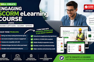 create engaging scorm elearning course using adobe captivate, scorm, ispring