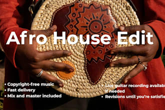remix your song to afro house