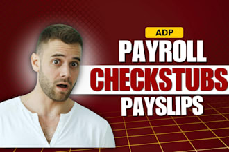 prepare stubs, payroll statements and company tax documents
