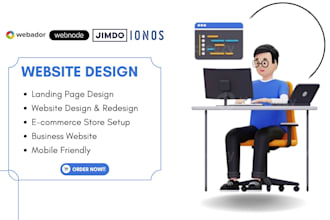 webador website, webador, webador website design, jimdo website, ionos website
