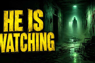 design a viral horror youtube thumbnail in 3 hours