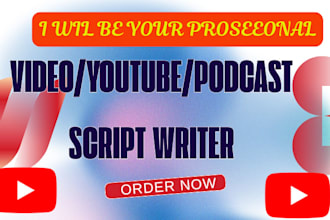 be your gaming, finance and sports recap script writer for your youtube videos
