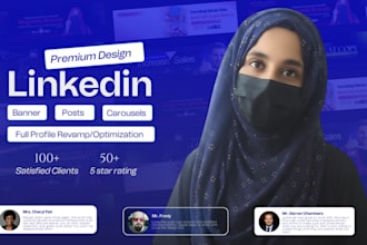 design a professional linkedin banner for profile optimization and branding