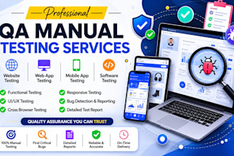 do app tester QA manual testing website testing software web app mobile app