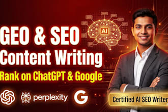 write GEO and SEO content to rank your brand on ai engines