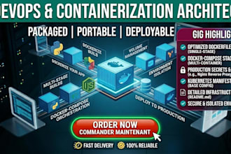 dockerize your application and write your docker compose