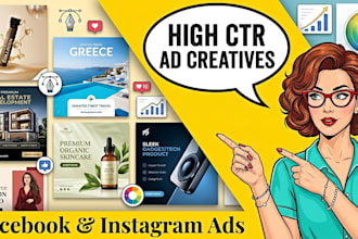 design custom illustrations for facebook ads or posts