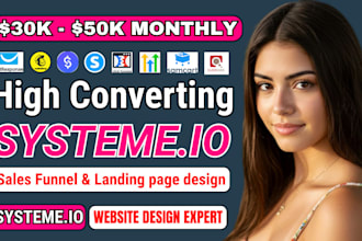 design systeme io website systeme io sales funnel systeme io landing page expert