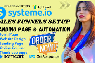 create systeme io website systeme io landing page systeme io sales funnel