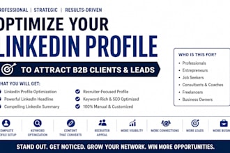 write a linkedin profile that gets you noticed by recruiters