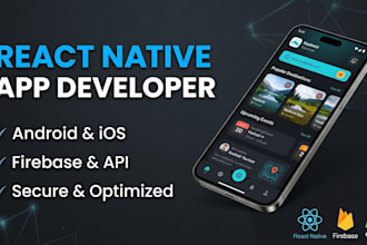 develop react native mobile app with firebase