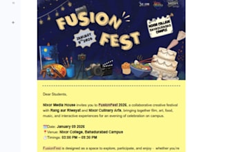 design an attractive graphic email newsletter in mailchimp and canva