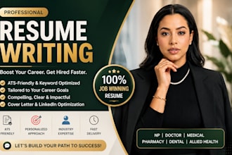 write pro resume, ats resume, CV, design resume cover letter, linkedin profile