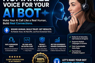 create human sounding ai voice for bots ai agents and calling systems