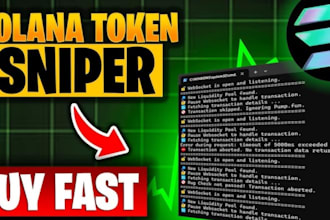 setup solana volume bot, mev, sniper, arbitrage, pump fun on sol, eth