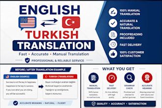 professional english to turkish translation