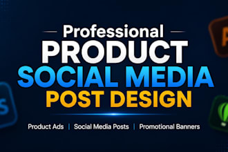 design professional product social media posts