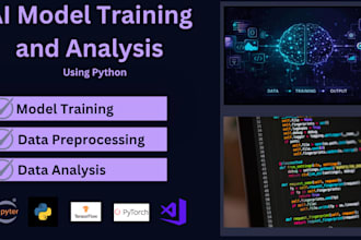 train a machine learning model on your dataset