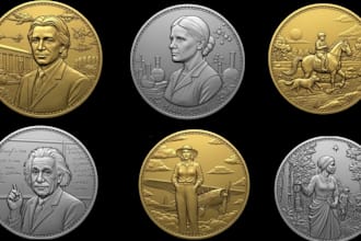 sculpt printable 3d coin model bas relief medallion stl for cnc and 3d printing