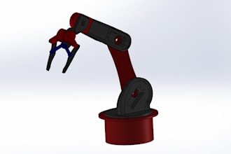 design professional robot arms, grippers