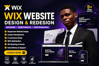 redesign wix website wix website design development website expert