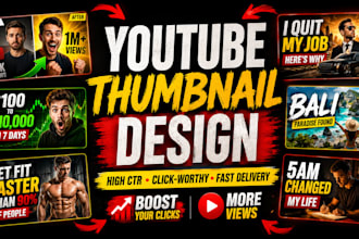 design viral youtube thumbnails that click