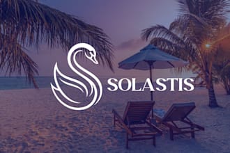 design elegant minimal logo for luxury brands and resorts