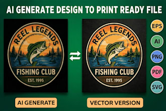 convert any ai generated design to print ready file