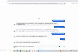 build a custom ai chatbot for your business website