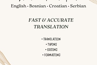 translate english to bosnian croatian serbian