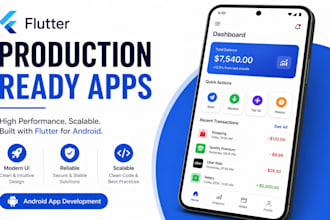 develop production ready flutter mobile apps