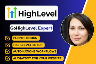 create a ghl website, landing page, ghl sales funnel, gohighlevel automation