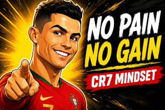 design cartoon youtube thumbnail