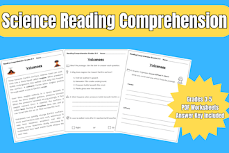 create science reading comprehension worksheets for grades 3 to 5
