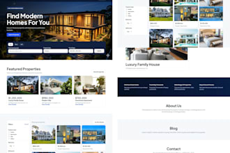 build modern real estate websites using nextjs and react