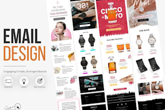 design professional email templates and newsletter designs