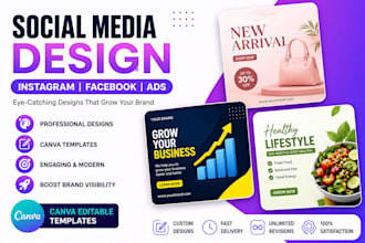 design canva social media posts and instagram templates