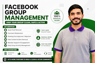 remove spam posts and manage your facebook group